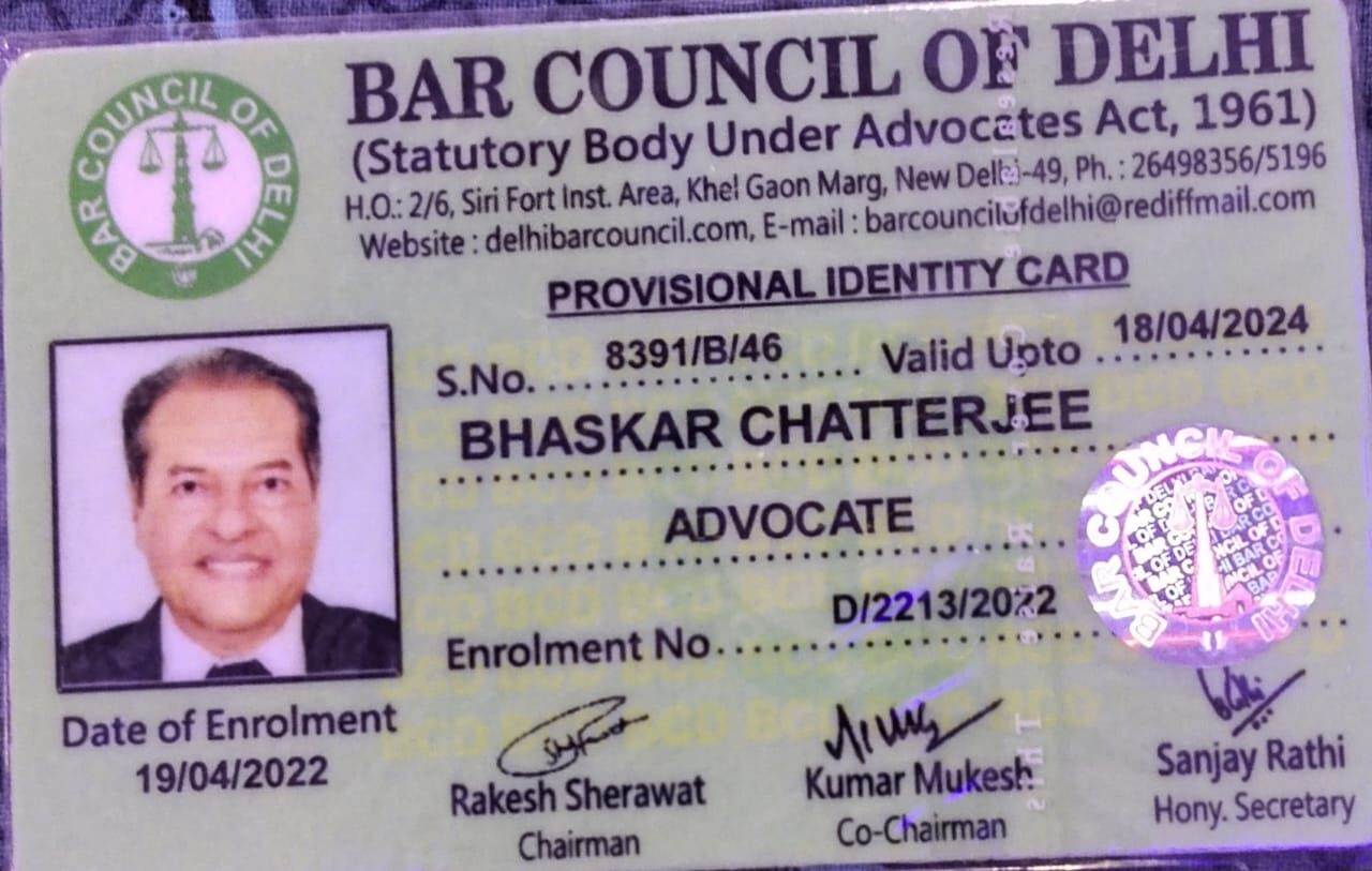 Member Bar Council of Delhi